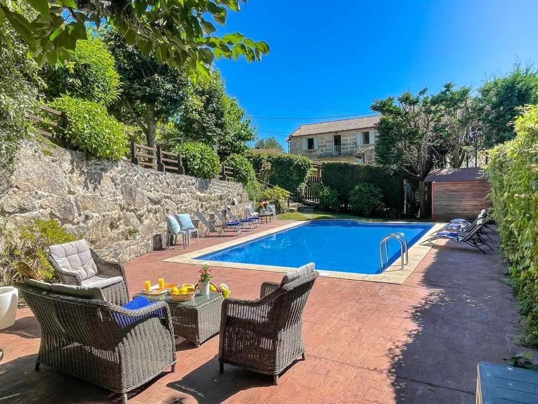 Cas Do Mestre Casa Rural Con Encanto Pontevedra Eksteriør bilde